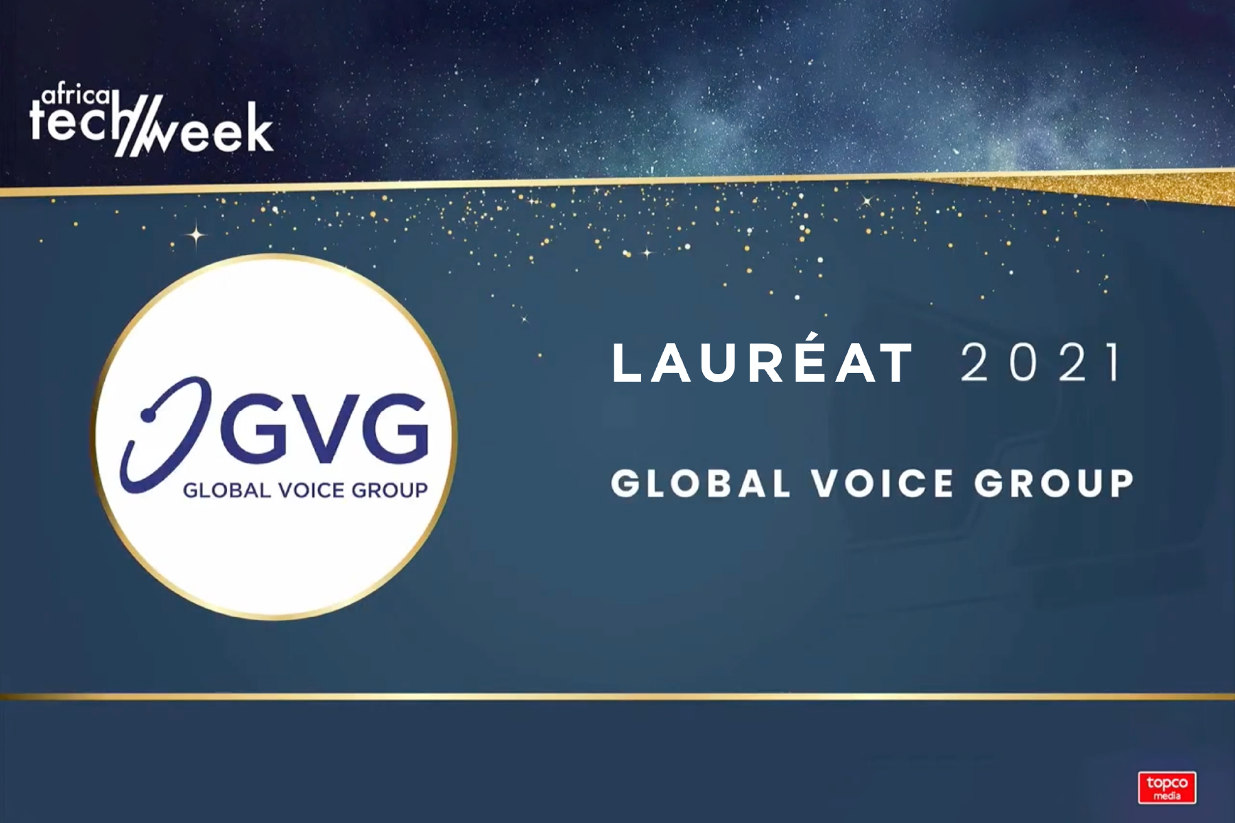 GVG Couronnée « Techno De L’année » Par L’Africa Tech Week