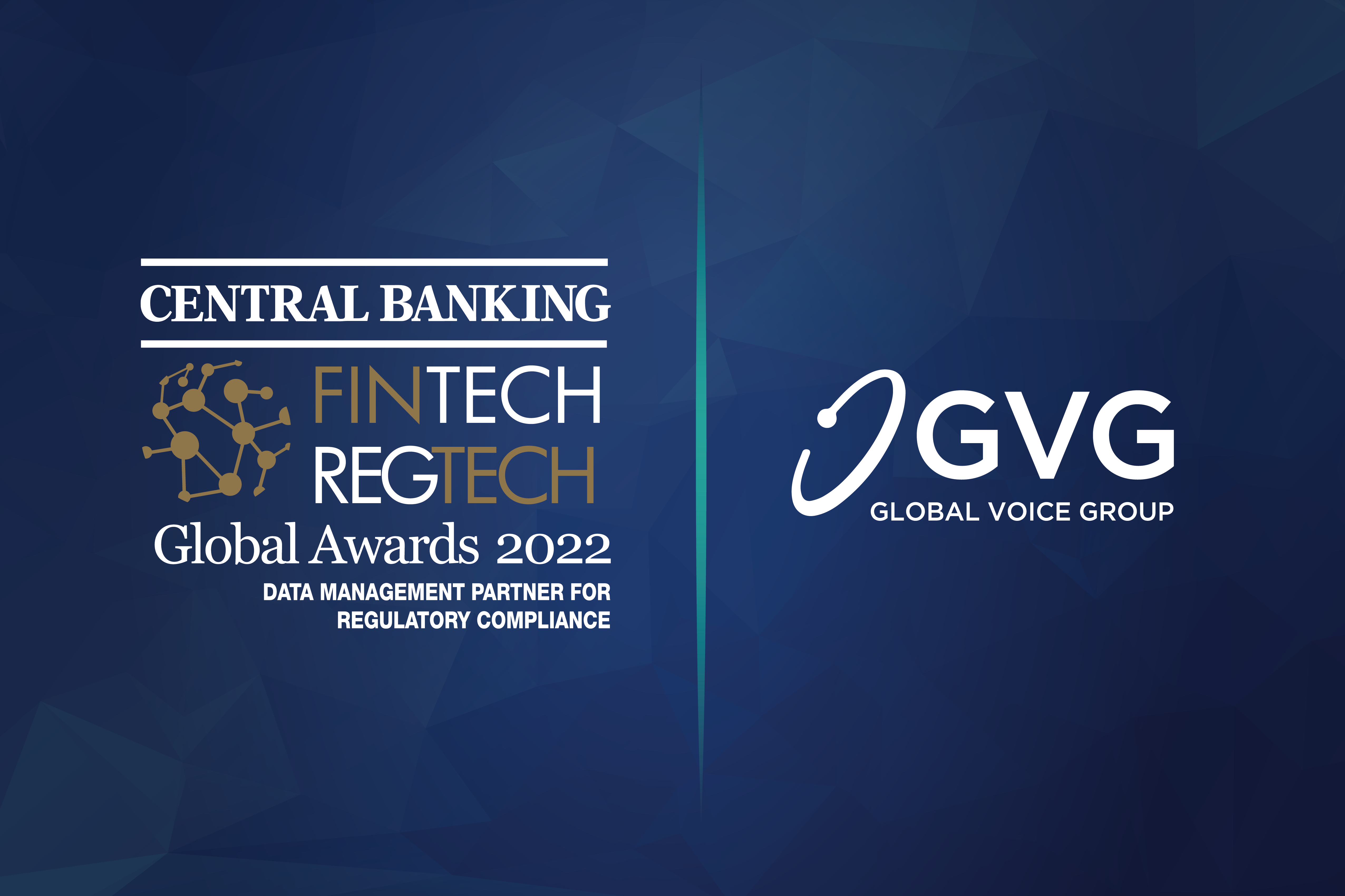 GVG’s M3 solution a winner in Central Banking’s Fintech & Regtech Global Awards 2022